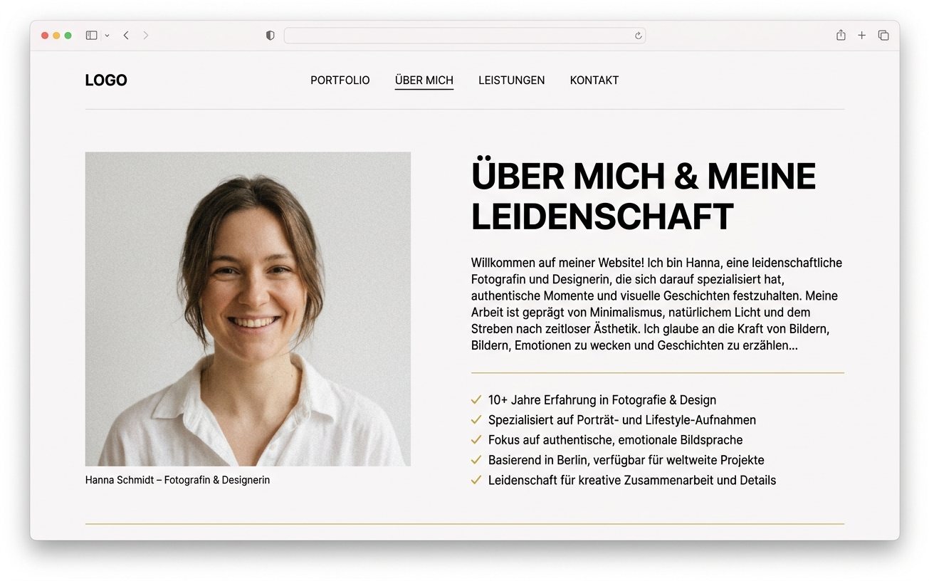 Über-mich-Bereich